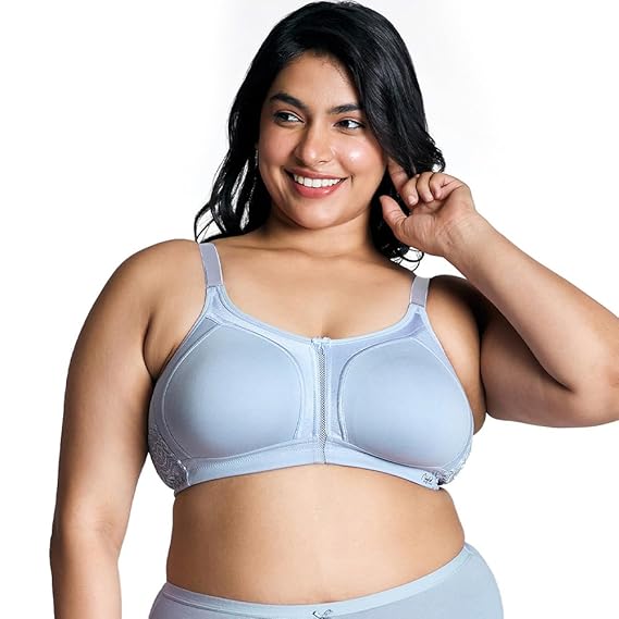 NYKD Women’s Cotton Non-Padded, Wire-Free, Casual Full Coverage Br